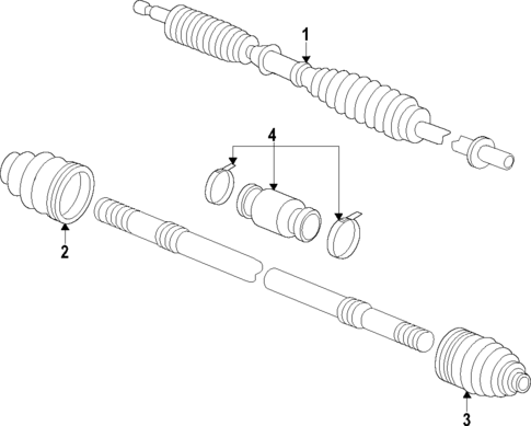 Axle Shafts & Joints for 2018 Nissan Kicks #0
