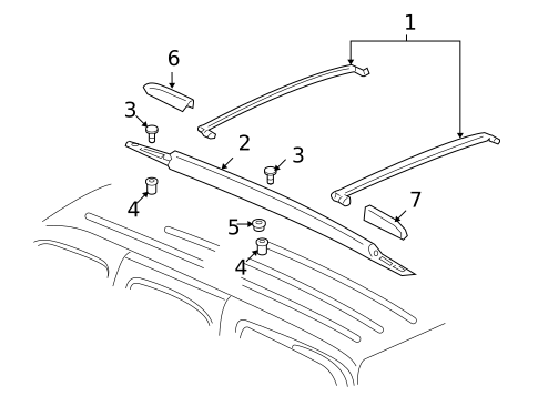 Luggage Carrier for 2012 GMC Yukon #0