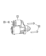 6101986 - Electrical: Hex Head Screw And Washer for Chrysler: 200, 300, Pacifica, Voyager | Dodge: Caliber, Challenger, Durango, Grand Caravan | Jeep: Cherokee, Compass, Gladiator, Grand Cherokee, Grand Cherokee L, Grand Cherokee WK, Patriot, Wrangler, Wrangler JK | Ram: 1500, 1500 Classic, ProMaster 1500, ProMaster 2500, ProMaster 3500 Image