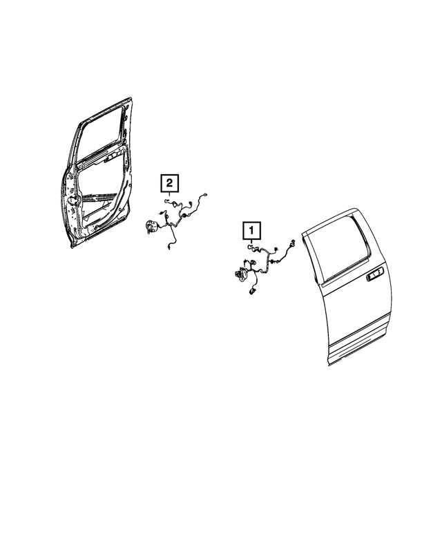 68365985AD - Electrical: Rear Door Wiring for Mopar Image