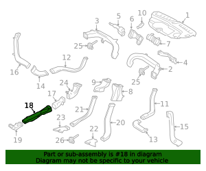 2017-2025 Volvo Rear Duct 31417419 | TascaParts.com
