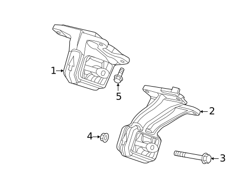 Engine Mounting for 2013 Ram 3500 #1
