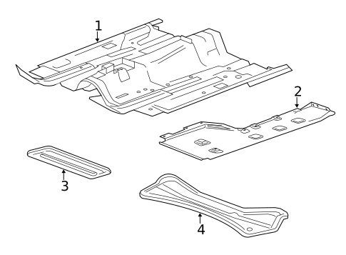 Floor for 2015 Cadillac ATS #0