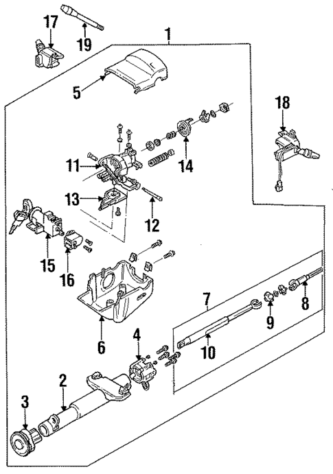 Switches for 1993 Chevrolet Cavalier #1