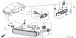 33350SV4A01 - : Light Assembly, L Front Turn for Honda Image