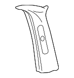 1J9867241B2XP - Body: Pillar Trim for Volkswagen: Jetta Image