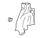 1J9867765LB41 - Body: Interior Quarter Panel Trim Panel for Volkswagen Image