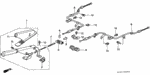 47105S04A01ZB - Chassis: LEVER ASSY., PARKING BRAKE *NH178L* (EXCEL CHARCOAL) for Honda Image