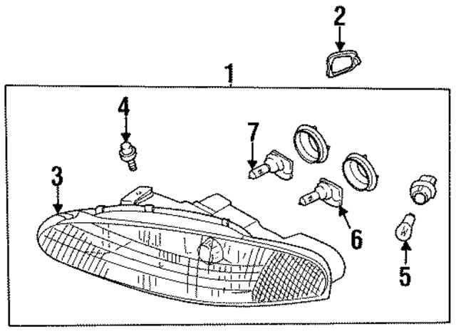 MR162894 - Electrical: Headlamp Assembly for Mopar Image