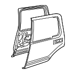 2L2Z7824631BA - Body: Door Assembly for Mercury: Mountaineer Image