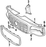 12474498 - Body: Grille for Cadillac: Escalade Image