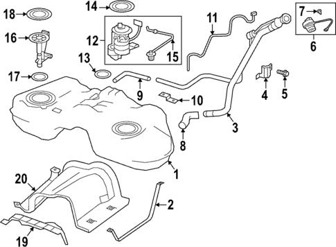 Fuel System Components for 2024 INFINITI QX55 #0
