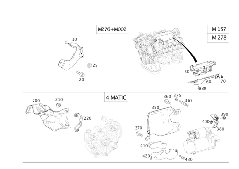 Shielding and Soundproofing At Engine, Transmission, Front Axle Transmission for 2017 Mercedes-Benz S65 AMG #0