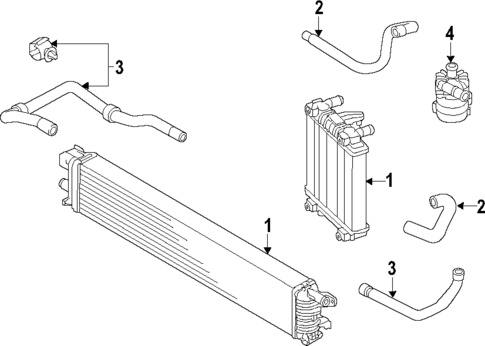 Radiator & Components for 2016 Audi S7 #3