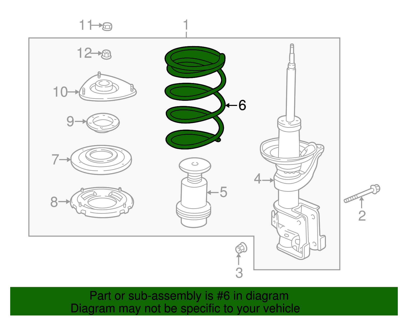 51401-SCV-J02 - Coil Spring 2007-2011 Honda Element | Honda Parts Online