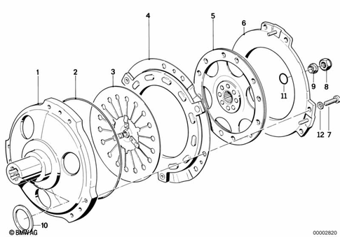 Clutch with Clutch Plate for 1991 BMW-Motorrad K 75 #0