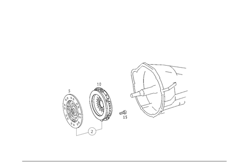 Clutch for 1999 Mercedes-Benz SLK230 #0