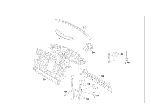 Rear End for 2005 Mercedes-Benz CL600 #0
