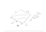 2216702401 - Windows: Windshield for Mercedes-Benz Image