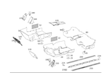 2166800340 - Panelling: Front Floor Covering for Mercedes-Benz: CL550, CL600, CL63 AMG, CL65 AMG Image