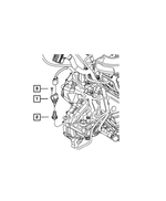 6501714 - T350; 5-Speed; Manual Transaxle: Hex Head Bolt And Coned Washer for Mopar Image image