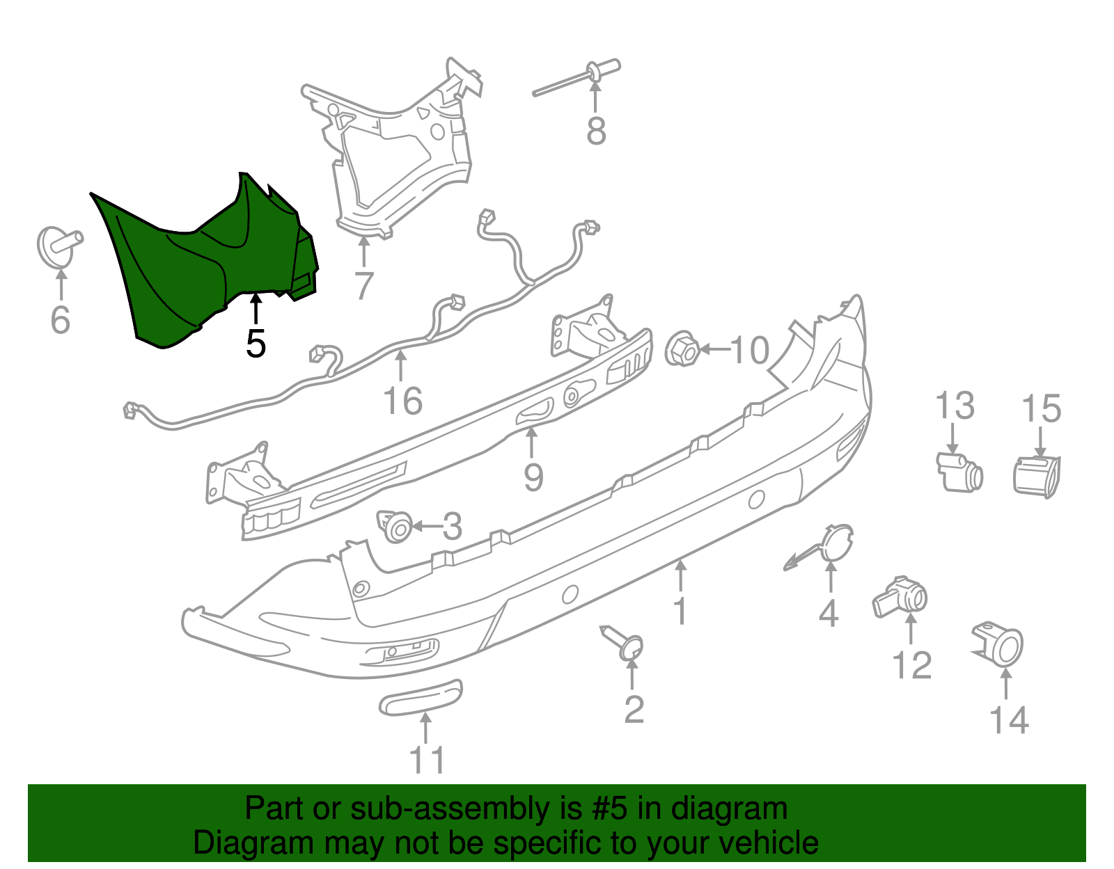 2014-2023 Ford Transit Connect Bumper Side - Passenger Side (RH) DT1Z ...