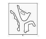 11148607494 - Engine: Lower Timing Cover Gasket Set for BMW Image