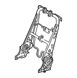 793900C030 - Body: Seat Back Frame for Toyota: Sequoia Image