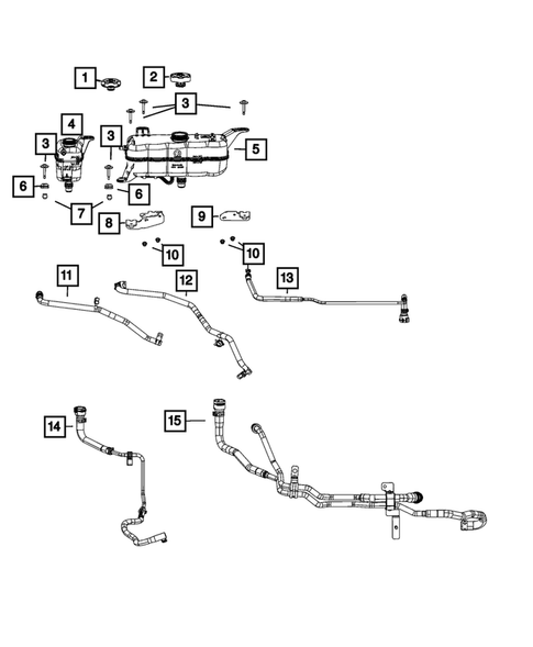 Engine Coolant Reservoir (Bottle) for 2022 Jeep Grand Wagoneer #2