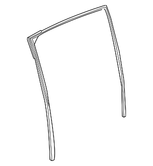 823316LE0A - Body: Run Weather-Strip for Nissan: Sentra Image