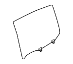 823016LE0A - Body: Movable Glass for Nissan: Sentra Image