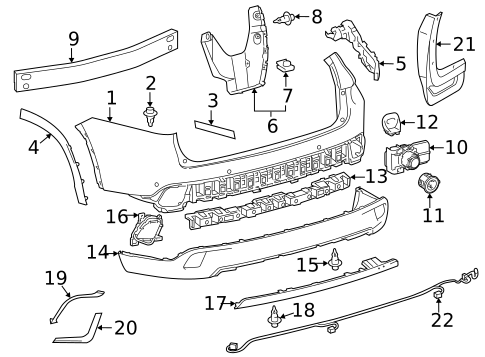 Parking Aid for 2019 Toyota Highlander #0
