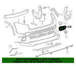 PDC Sensor 89341-0E010 Compatible With Toyota Vehicles - Parking Distance Control Sensor Replacement