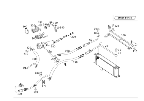 Rear Axle Differential Cooling for 2012 Mercedes-Benz C63 AMG #0