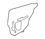 678410E060 - Body: Water Shield for Toyota: Highlander Image