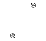 OEM NEW 2004-2013 Kia Forte Forte Koup Amanti Front Muffler Pipe Nut 28679-21000