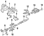 18100P08000 - : Exhaust Manifold for Honda Image
