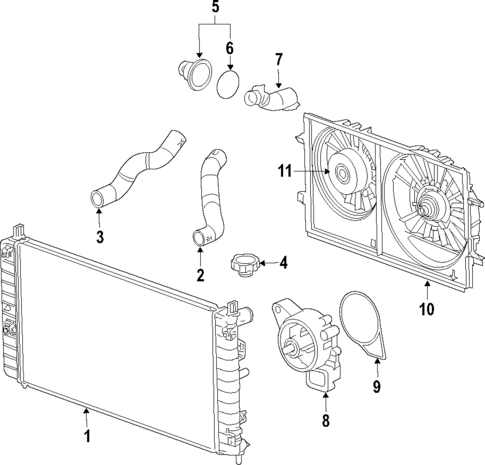 Water Pump for 2009 Pontiac G6 #0