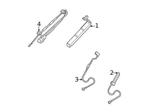 Antenna & Radio for 2005 Jaguar X-Type #1