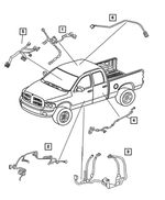 56051424AE - : Body Wiring for Dodge: Dakota Image