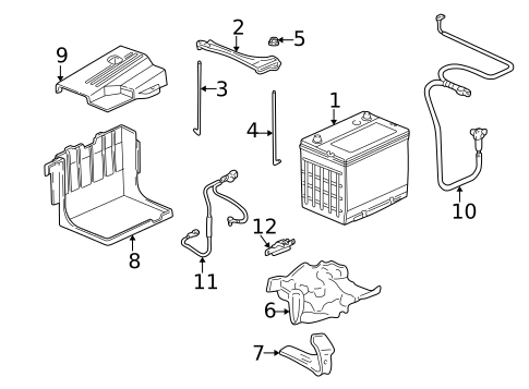 Battery for 2003 Acura CL #0