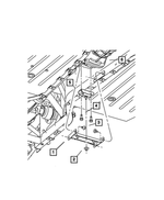 6101058 - Manual Transmission 6 Speed: Hex Head Bolt And Washer for Mopar Image