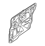 51487161456 - Body: Insulator for BMW: 325i, 325xi, 328i, 328i xDrive, 328xi, 330i, 330xi, 335d, 335i, 335i xDrive, 335xi, M3 Image