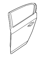 41007203648 - Body: Door Shell for BMW: 325i, 325xi, 328i, 328i xDrive, 328xi, 330i, 330xi, 335d, 335i, 335i xDrive, 335xi, M3 Image