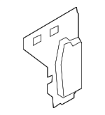 41117479608 - Body: Hinge Plate for BMW: Z4 Image