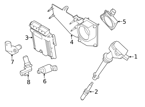 Ignition System for 2016 Land Rover LR4 #0