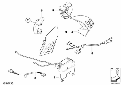 Switch for 2005 BMW 525i #3