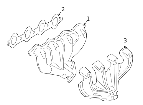 Exhaust Manifold for 2005 Pontiac GTO #0
