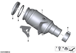 18328600278 - Exhaust System: Rp Catalytic Conv.Close to the Engine for BMW Image