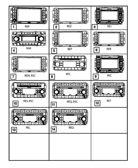 Radio, Antenna, Speakers, DVD, and Video systems for 2009 Jeep Patriot #0